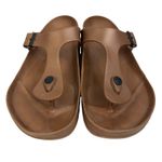 Birkenstock  41 US 10 10.5 EVA Gizeh Waterproof Metallic Copper Sandals Plastic Photo 1