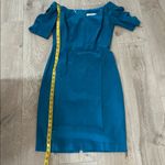 Trina Turk  Women's Poofy Sleeve Witty Dress, Teal Green, Size 4, NWT Photo 10