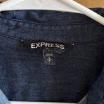 EXPRESS Dark Blue Denim Shirt Photo 1