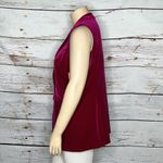 Coldwater Creek  NWT Women’s Size 20 Pink Velvet One Button Boyfriend Vest Jacket Photo 1