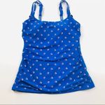 Craft &‎ Barrel Sail boat print Tankini Top Blue Size 8 Photo 0