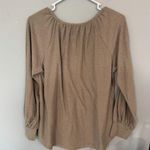 Twenty Second Light Brown Long Sleeve Top Women's Approx Size Large Modest Photo 7