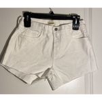 L'Agence  Women's Audrey Mid Rise Shorts Size 25 New With Tags Vintage‎ White Photo 2
