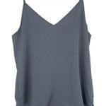 Cotton Express Express Womens Blue‎ Spaghetti Straps V-Neck Classic Camisole Top Size Medium Photo 0