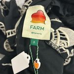 Farm Rio NWT  New  Richelieu Faces dress back-Bow Evil-Eye long-Sleeve Size S . Photo 13