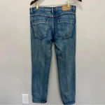 One Teaspoon  Light Wash Distressed Straight Leg Ankle Cotton Jeans Size … Photo 5