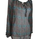 ZARA BASIC See Through Long Sleeve Blouse Photo 1