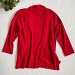 Escada Vintage Escada by Margaretha Lev Wool Red Open Knit Cardigan Photo 8