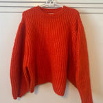 Topshop  Orange Knit Sweater Photo 0