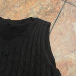 Cider Black Sweater Vest Photo 1