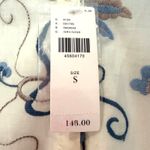 Anthropologie Tiny  Amarante Embroidered Shirtdress Women's S Cream Boho Hippie Photo 10