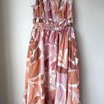 Petal and Pup Girl and the Sun Everleigh Leaf Print Midi Dress M Photo 9