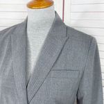 Banana Republic  Pinstripe Two Button Blazer Jacket Grey Size 6 Photo 4