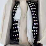 Gianvito Rossi Spectra Pump 05 Black Crystal-Studded Flats Women’s Size 37 Photo 12