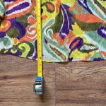 ZARA  Women’s Multicolor Boho Pajama Style Sheer Button Down Blouse Size Large Photo 4