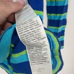 Hollister Y2K  Striped Long Sleeve‎ Shirt Blue Green Cotton Modal Top Size Small Photo 6