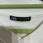 ZARA  White Varsity San Diego Sweatshirt Sz S Photo 5