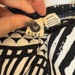 Roxy  Y2K Black & White Geometric Babydoll Mini Dress | M Surf Retro Vibe Photo 2