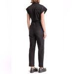 Habitual Denim Short Sleeve Jumpsuit Overalls Black/Gray Size 4 NEW Photo 2