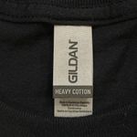 Gildan Happy Camper Women’s Large Black T-Shirt Short Sleeve Crew Neck Photo 4