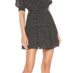 L'Academie  x Revolve The Selena Mini Dress Polka Dot Open Back Black A Line XXS Photo 0