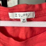 Z Supply  slub ruffle coral Sheath Maxi‎ Dress ruffle Sleeve wide slits medium Photo 5