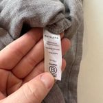 Athleta Cabo Linen 4 Inch Shorts Gray Size 2 Drawstring Pockets Photo 4