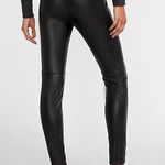 EXPRESS Super High Waisted Faux Leather Seamed Leggings Size L Photo 1