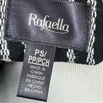 Rafaella Mixed Prjnt Black White Pink Open Cropped Blazer Jacket PS Photo 5