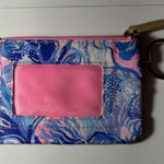 Lilly Pulitzer  Wallet Shade Seekers Zip‎ ID Case Gold Tone Keychain Card Holder Photo 0