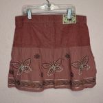 Ymi Skirt Embellished Butterfly Cotton Corduroy Dusty Pink. Size 5 Photo 5