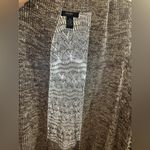 Alfani  Open-Front Cardigan Long Plus Size ‎ Knitted Brown White 3/4 Sleeves 2X Photo 7