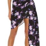 Lovers + Friends Kana Skirt In Royal Floral Black Tie Waist Photo 0