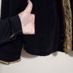 Disneyland Resort L Corduroy Fur Trim Snap Park Jacket in Black Brown Photo 10