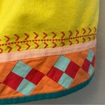 Anthropologie Leifsdottir ribboned Quilotoa multicolored strapless dress size 4 Photo 15