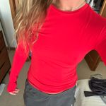 Amazon Long Sleeve Going Out Top Red Photo 2