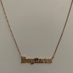 Sagittarius Gold Necklace... Photo 1