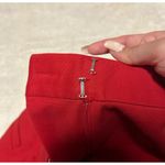 Kate Spade NWOT  Jackie Bow Lacquer Red Straight Leg‎ Cropped Trouser Pants Photo 8
