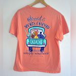 Simply Southern Orange Graphic Tee Sports Obsessed Women’s Size Medium Photo 0