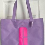 Clinique 🆕 Lavender Shoulder Bag Logo Tote Photo 0