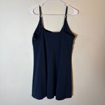 Abercrombie & Fitch  Navy Blue Cami Dress Large Tall‎ Adjustable Straps Mini Photo 4