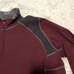REI 1/2 Zip Pullover Women’s Color Burgundy Size L P2P 21.5” EUC Purple Size L Photo 2