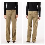 AMO Easy Army Slouch Pant Green Utility Military Wide Straight Leg Size 26 Photo 2