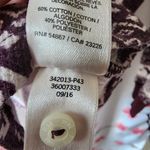 PINK - Victoria's Secret Victoria's Secret PINK Thermal Holiday Dog Logo Burgundy Long Sleeve PJ Size XS Photo 2