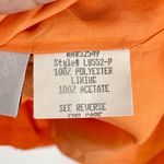 Laundry by Shelli Segal Laundry By‎ Shelli Segal Vintage Orange Halter CrissCross Back Summer Dress 4P Photo 4