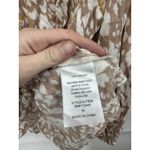 Hailey & Co Printed Embroidered Blouse Women Medium Brown Bohemian Photo 3
