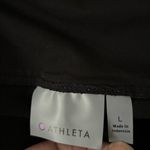 Athleta Seaside foldover travel skirt black sz L Photo 6