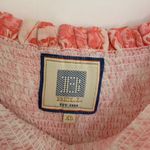 Alice Bell Boho Floral Midi Dress Coral Womens XS Silk Cotton Orange Photo 10