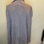 Magaschoni New  gray Cardigan Sweater Long Sleev Tunic open Front. Photo 1