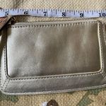 Cole Haan Gold Leather Small Credit Card ID minimalist club Photo 4